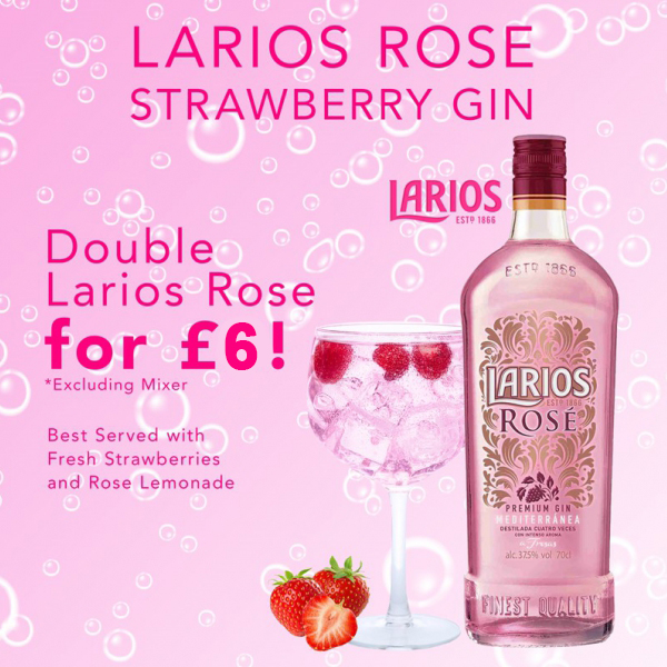 Double Larios Rose Gin